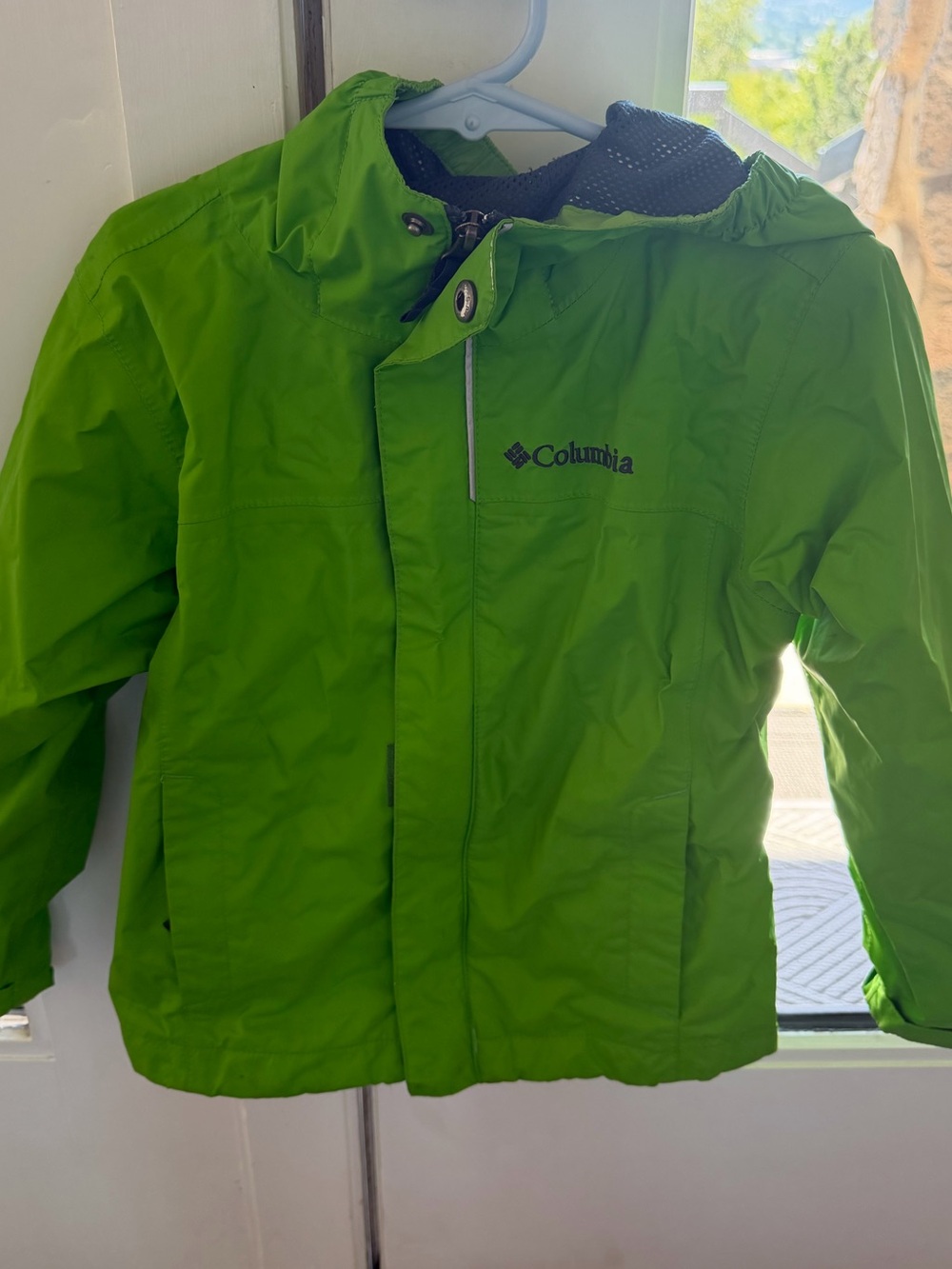 Columbia Kids' Bright Green Waterproof Rain Jacket